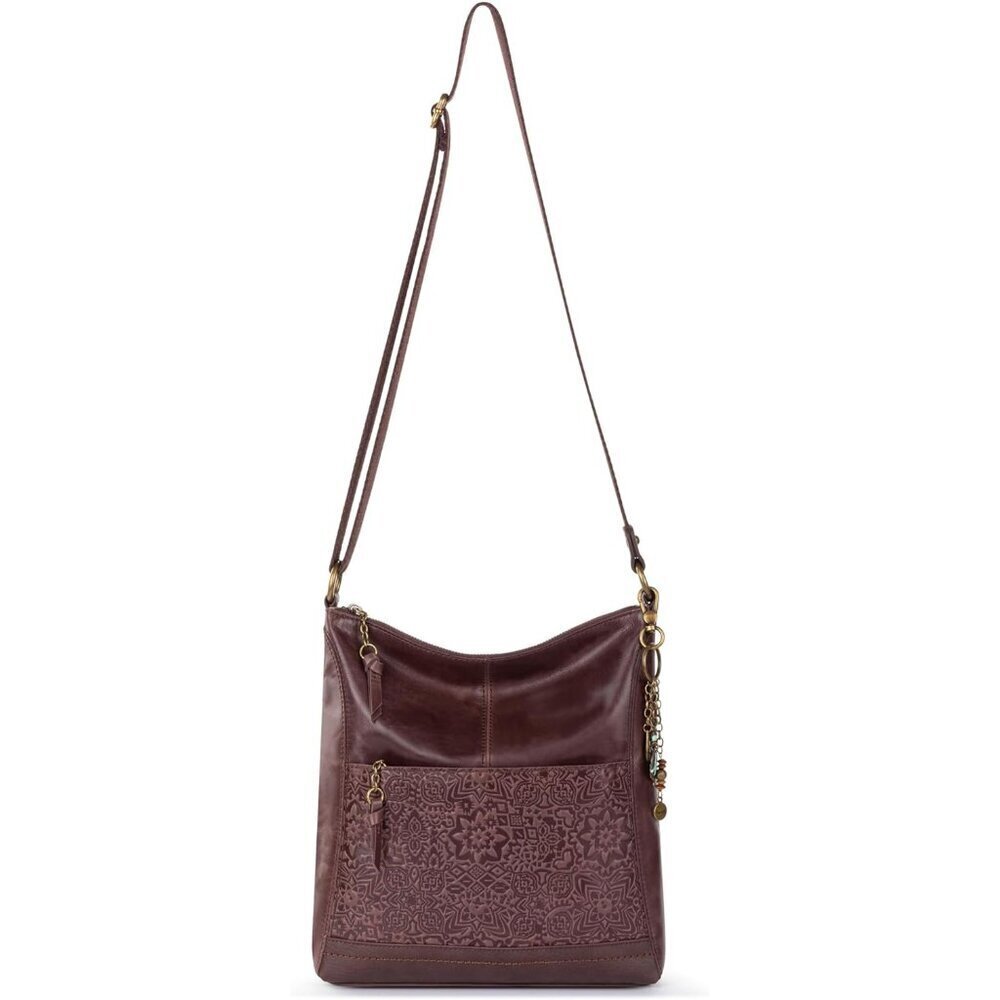 Leather Crossbody Bag Women's Adjustable Strap Recycled Peta Certified - Picture 7 of 7